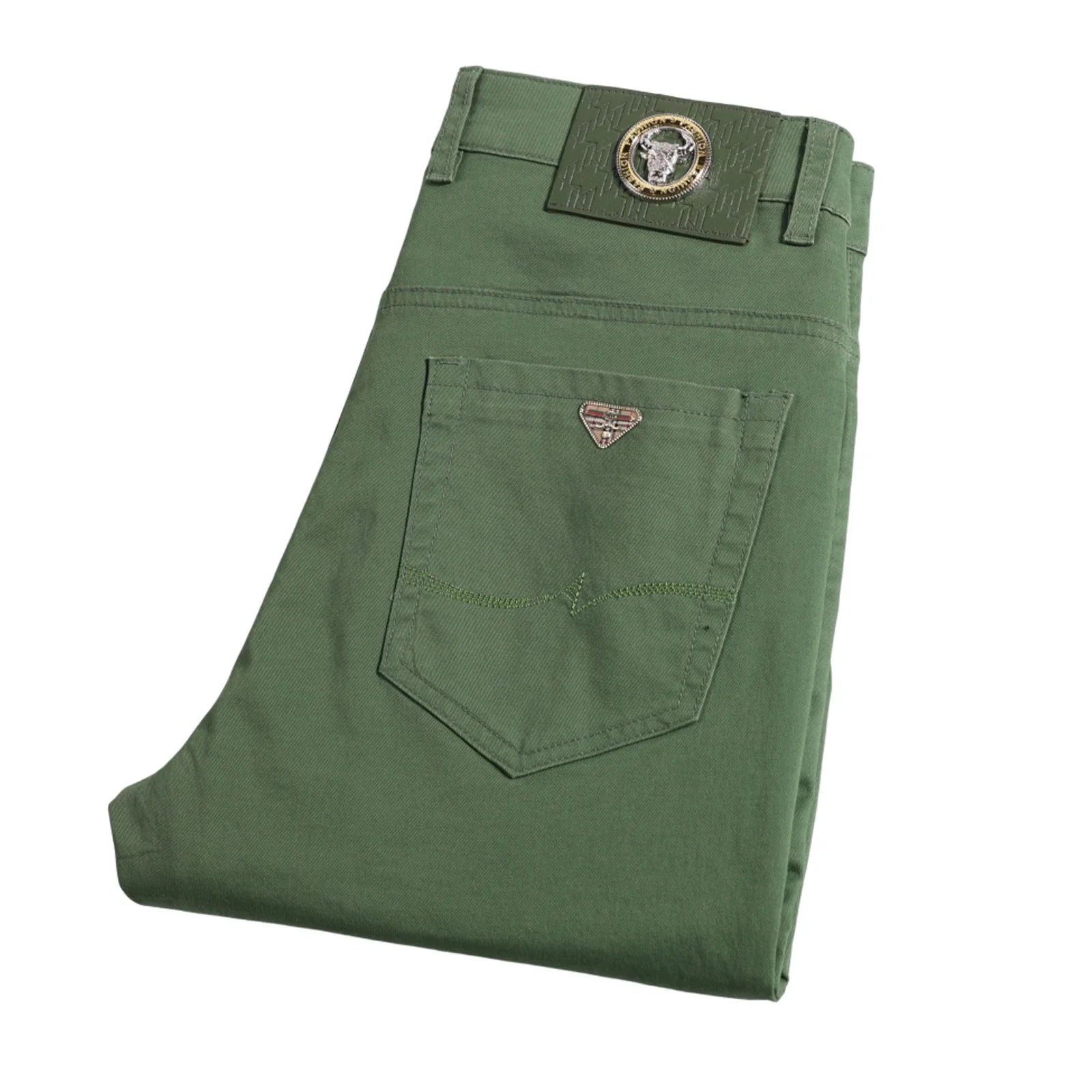 Man Pants Summer Business Casual Pants Classic Solid Color Loose Straight Trousers Brand Men's Clothing New In Baggy Pants-Dollar Bargains Online Shopping Australia