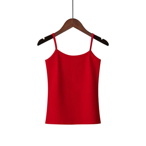 Tank Tops Women Sleeveless Big Size T Shirt Ladies Vest Singlets Camisole Cotton