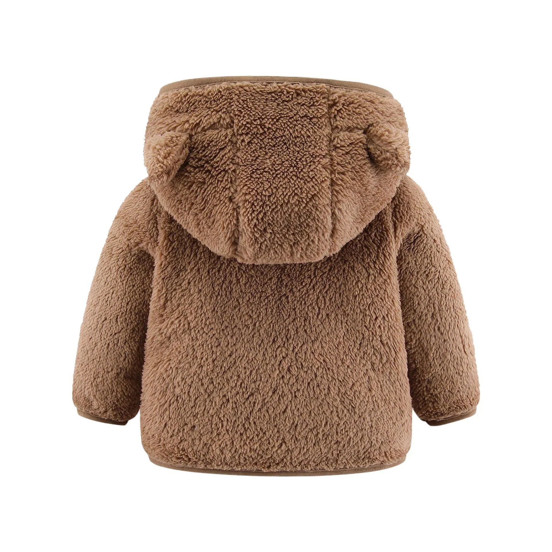 Children's Fleece Coat Baby Bear Ears Long Sleeve Warm Jacket-Dollar Bargains Online Shopping Australia