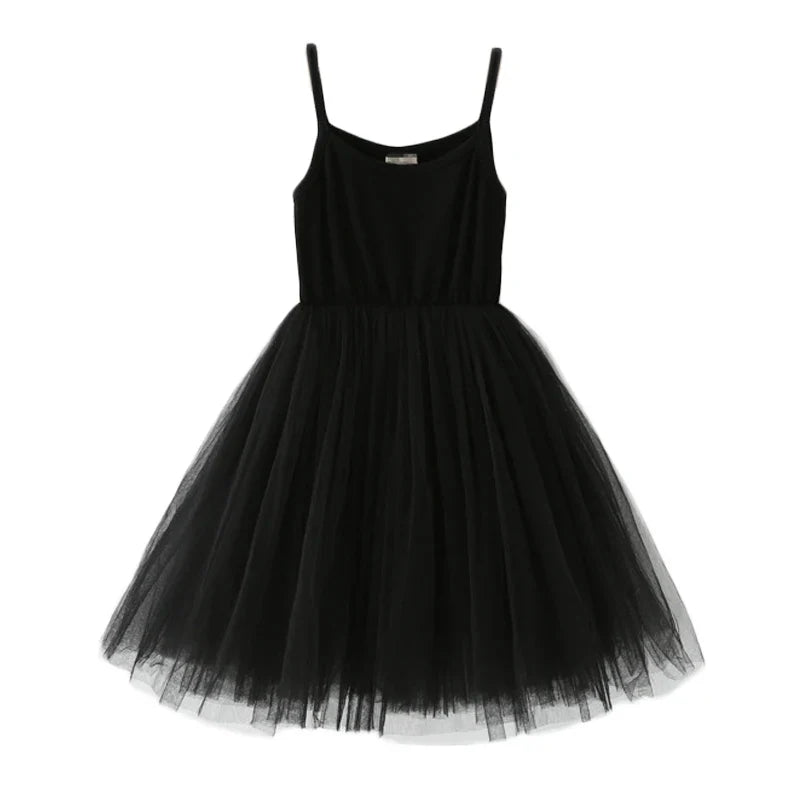 Baby Girls Cotton Tutu Dress Toddler Party Tulle Sundress Infant Princess Sleeveles Dresses Children Kids Sundress Clothing-Dollar Bargains Online Shopping Australia