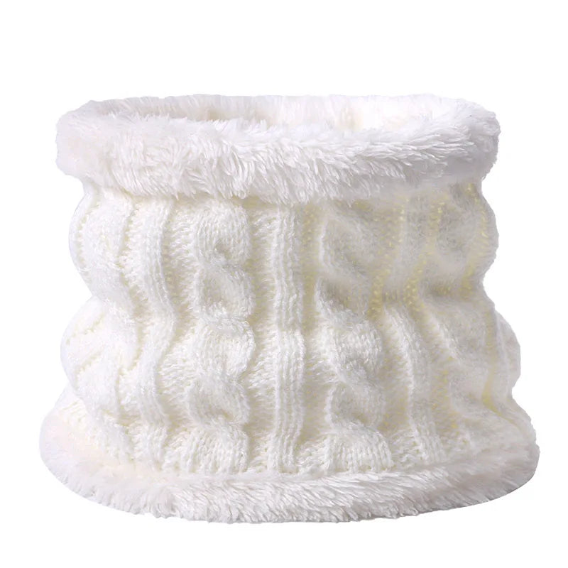 Warm Winter Baby Hats with Scarves for Kids Wool Pompom Baby Hat Children Bonnet Cap Boys Girls Knitted Scarf Gloves Beanie Caps-Dollar Bargains Online Shopping Australia