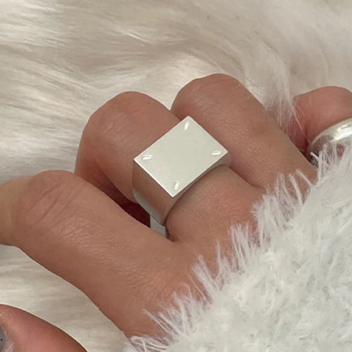 Sterling Silver String Ring For Women Heart Jewelry Finger Open Handmade Shinning Rings Allergy For Birthday Gift-Dollar Bargains Online Shopping Australia