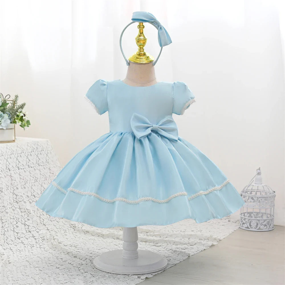 Fairy Cuty Girls Dress Tulle Fluffy Children Gowns Flower Princess Kids Birthday Party Baby Toddler Dresses-Dollar Bargains Online Shopping Australia