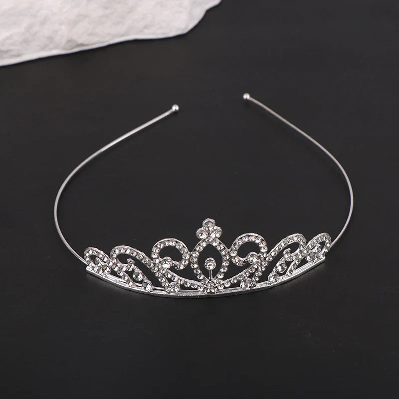 Sweet Princess Tiara Birthday Party Crown Performance Party Decorative Queen Tiaras Beauty Pageant Bride Wedding Hair Jewelry-Dollar Bargains Online Shopping Australia