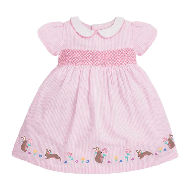 Baby Girls Casual Clothes Cotton Lovely Kids Summer Dress for Toddler Infant Children 2 to 7 years-Dollar Bargains Online Shopping Australia