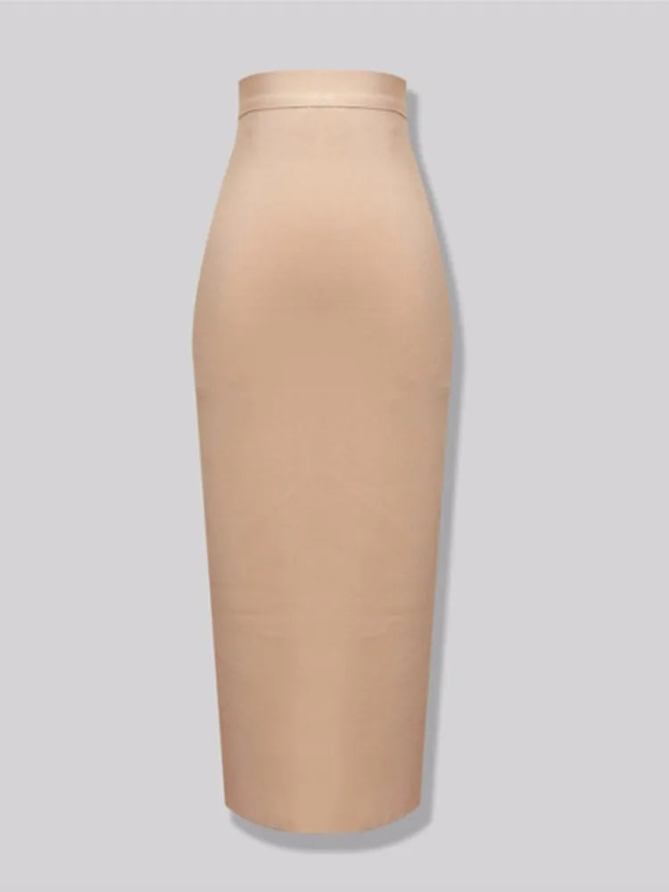 Knee Length Bandage Skirt Women Elastic Bodycon Summer Pencil Skirts-Dollar Bargains Online Shopping Australia