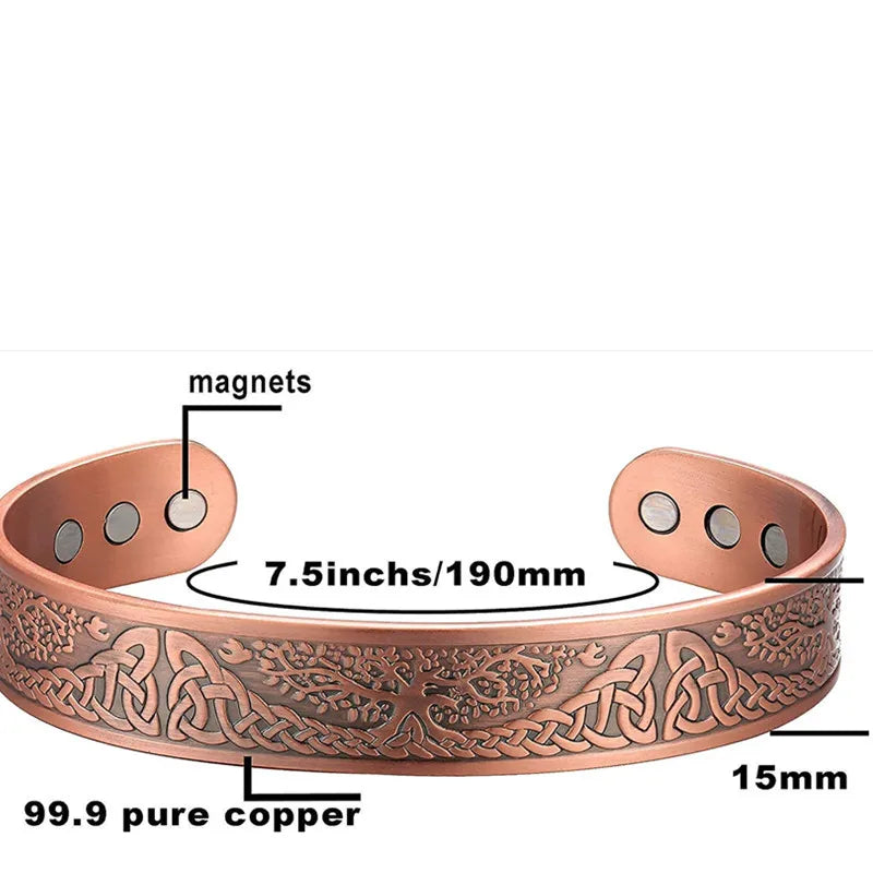 Fashionable Magnetic Therapy Bracelet Magnetic Bracelet for Men and Women's Birthday Gift