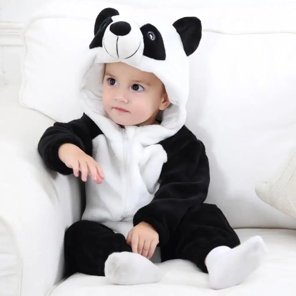 Baby Rompers Winter Kigurumi Lion Costume For Girls Boys Toddler Animal Jumpsuit Infant Clothes Pyjamas Kids Overalls-Dollar Bargains Online Shopping Australia
