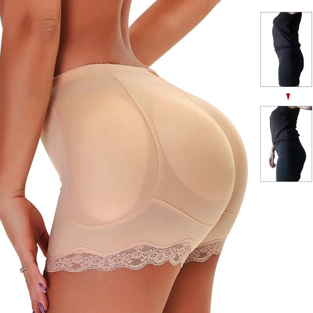 Women Padded Push Up Panties Butt Lifter Shaper Fake Ass Buttocks Hip Pads Invisible Control Panties Briefs Underwear Lingerie-Dollar Bargains Online Shopping Australia