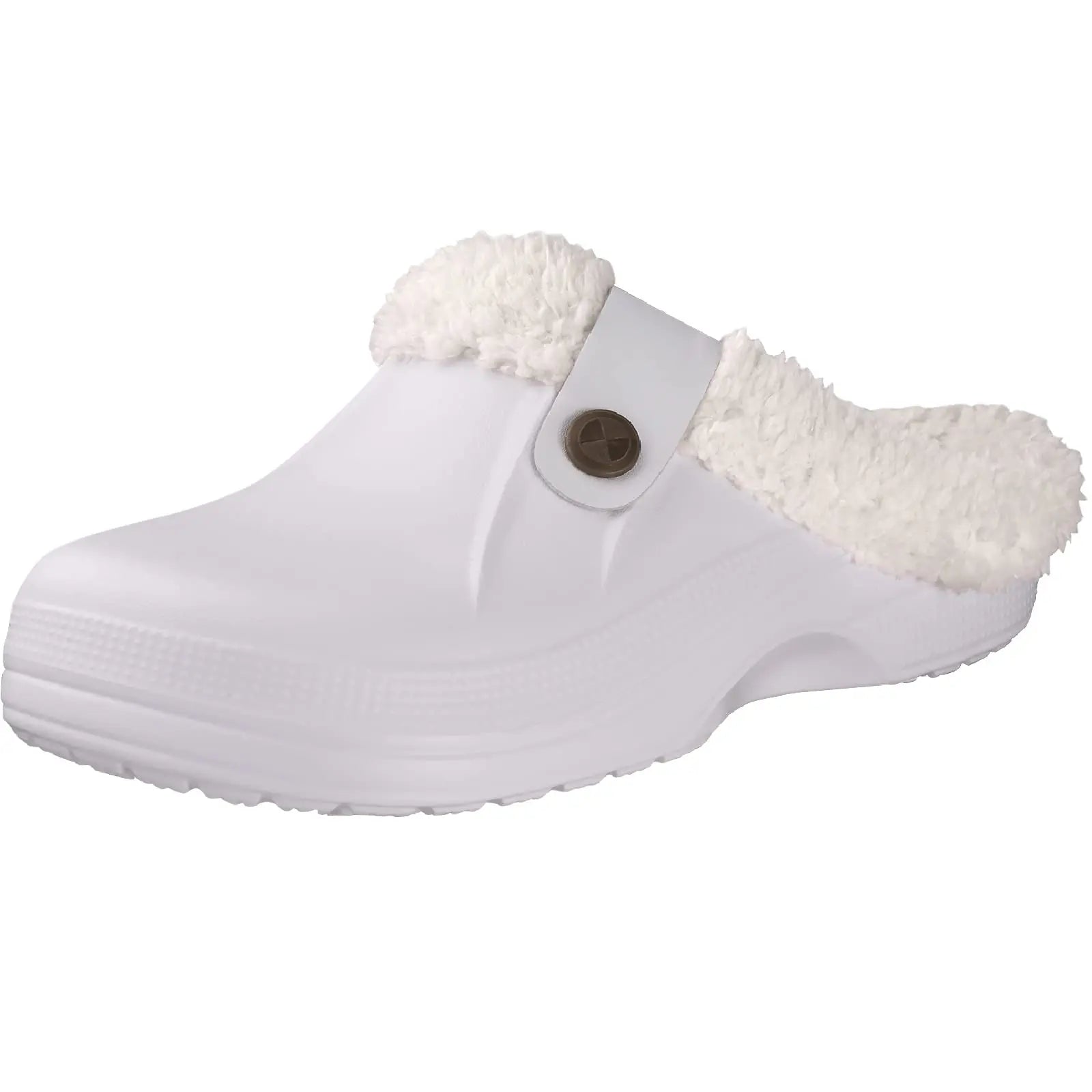 Plush Fur Clogs Slippers For Women Men Winter Soft Furry Slippers Waterproof Garden Shoes Multi-Use Indoor Home Shoes-Dollar Bargains Online Shopping Australia