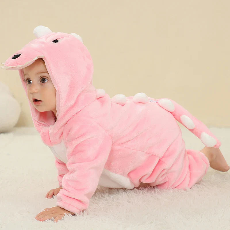 Baby Rompers Winter Kigurumi Lion Costume For Girls Boys Toddler Animal Jumpsuit Infant Clothes Pyjamas Kids Overalls-Dollar Bargains Online Shopping Australia