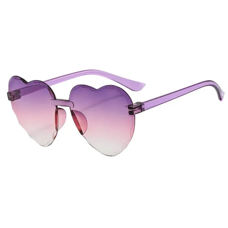 Children's Adult Peach Heart Sunglasses Trend Love Baby Sunglasses Cute Glasses Retro Sunglasses-Dollar Bargains Online Shopping Australia