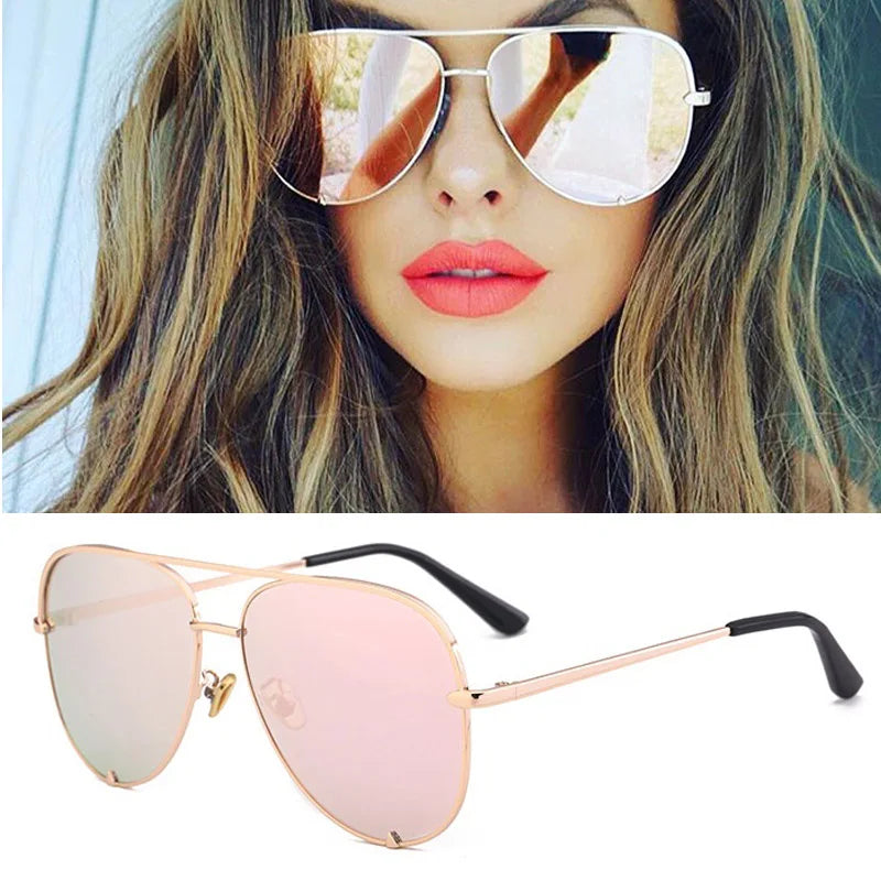 Pilot Aviation Sunglasses Women Shades Retro Classic Gradient Sun Glasses Female Male Luxury Brand Designer