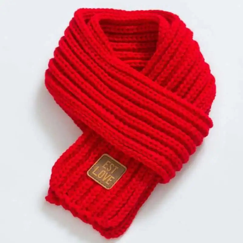 Kids Scarf Boys Girls Baby Winter Warm Scarf Women Knit Shawl Scarf Children Neck Collar Keep Warm Accessories