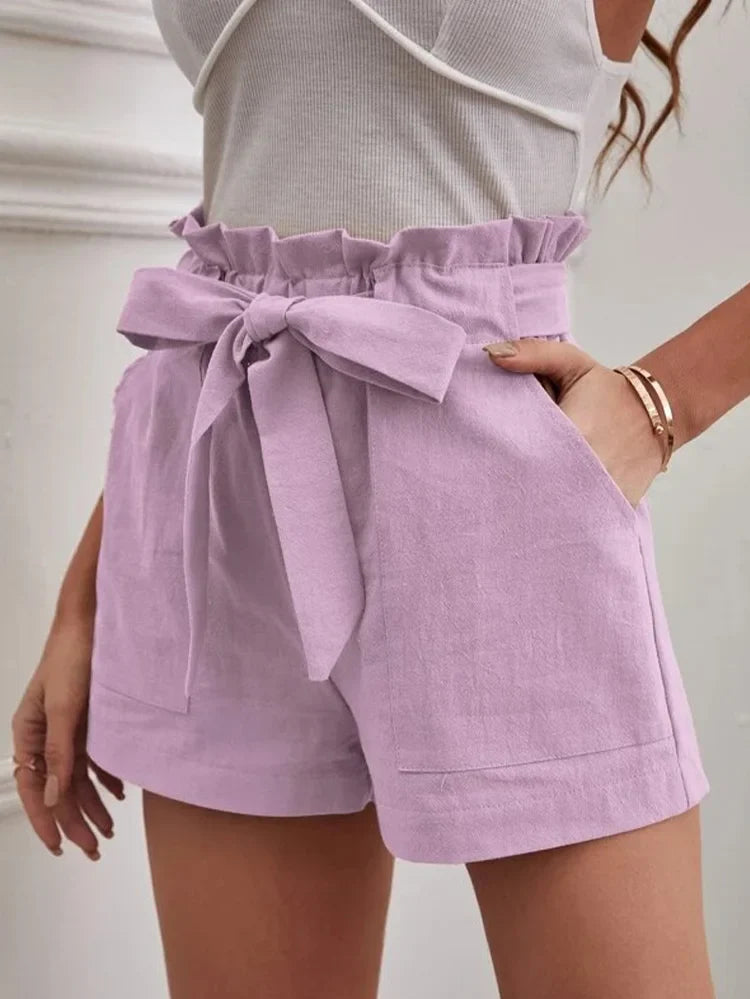 Shorts Women Pocket Drawstring Casual short Pants Summer Daily Pants-Dollar Bargains Online Shopping Australia