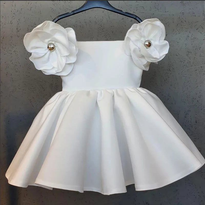 Flowers Girls Dress 1st Year Birthday Party Baby Baptism Dress For Girls Princess Christmas Costume Infants-Dollar Bargains Online Shopping Australia