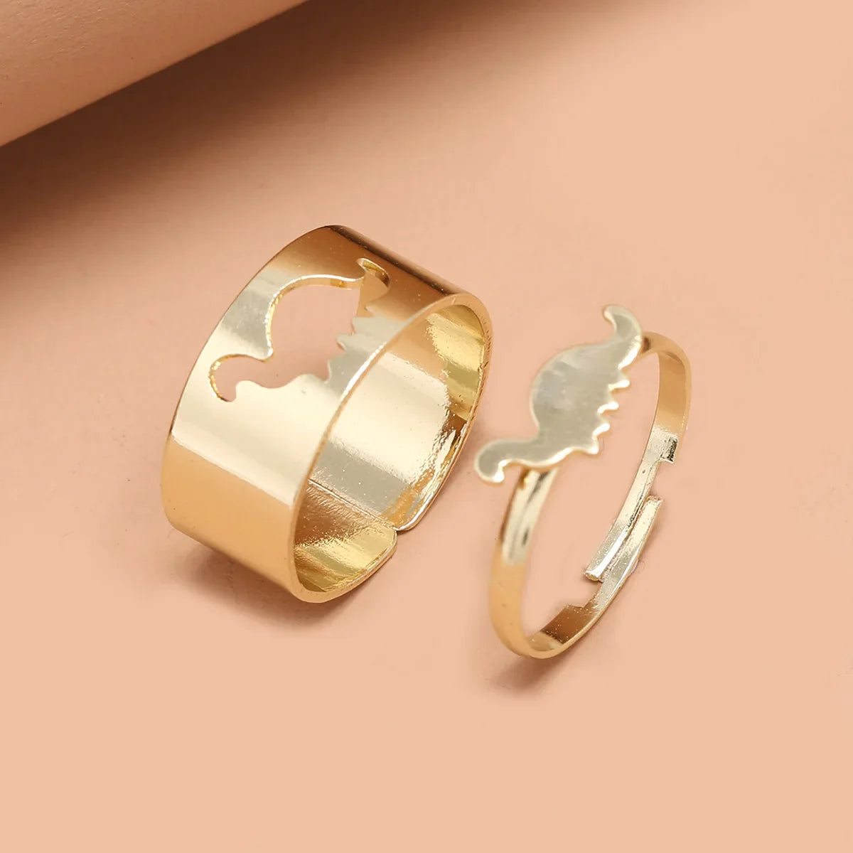Silver Color Butterfly Rings For Women Men Lover Couple Ring Set Friendship Engagement Wedding Band Open Ring-Dollar Bargains Online Shopping Australia