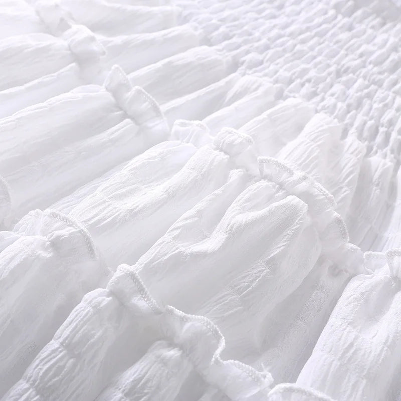 Girls Dress Style Bud Sleeve Splicing Cake Skirt For Kid Princess Skirt-Dollar Bargains Online Shopping Australia