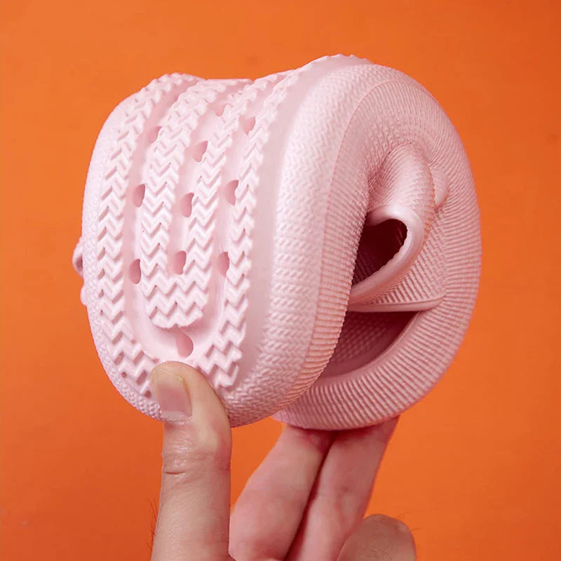 Thick Platform Cloud Slippers Women Fashion Buckle Soft Sole Pillow Slides Sandals Woman Beach Non-Slip Flip Flops-Dollar Bargains Online Shopping Australia