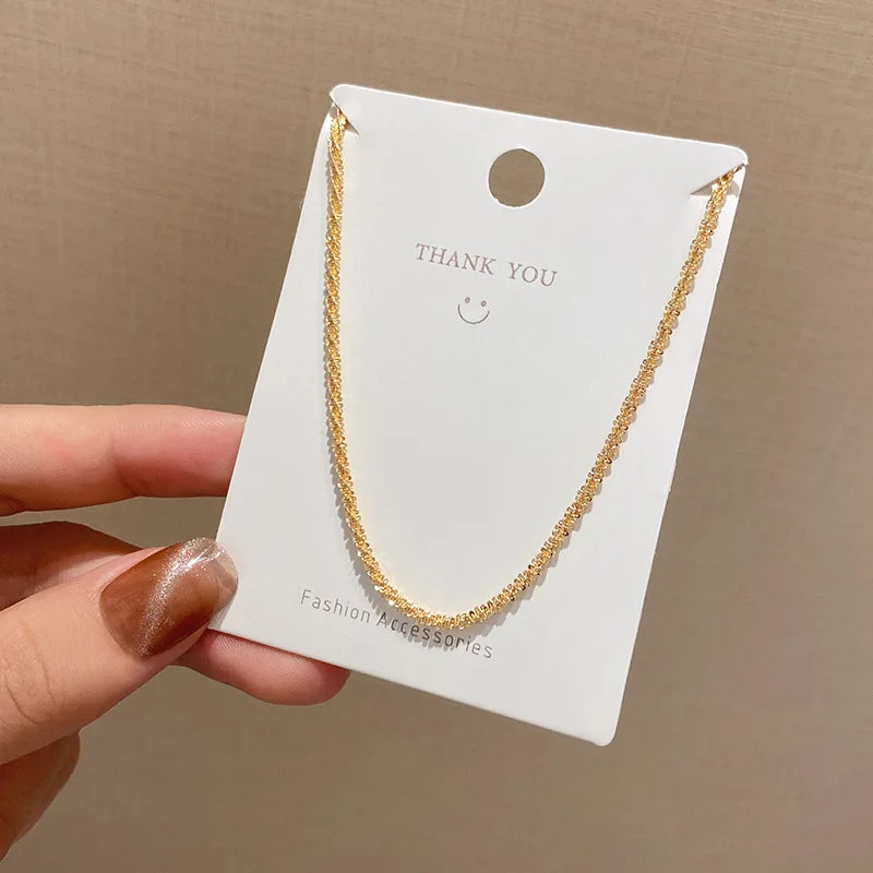 Simple Hip Hop Butterfly Tassel Choker Necklace For Women Teens Girls Punk Link Chain Necklace Party Daily Fashion Jewelry-Dollar Bargains Online Shopping Australia