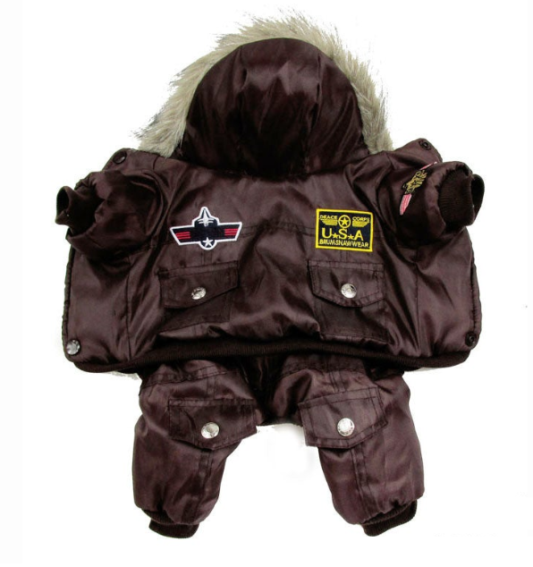 Winter Warm Thick For Large Small Dog Pet Clothes Padded Hoodie Jumpsuit Pants Apparel XS-5XL Arrival-Dollar Bargains Online Shopping Australia