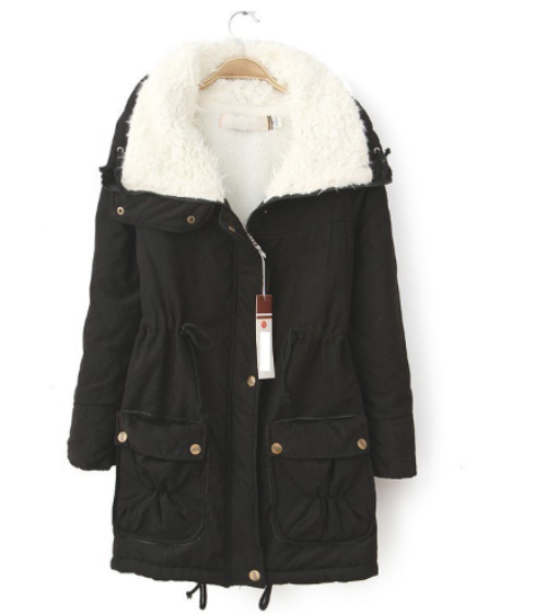 Autumn Winter Jacket Coat Women Parka Woman Clothes Solid Long Jacket Slim Plus Size Women's Winter Jackets And Coats-Dollar Bargains Online Shopping Australia