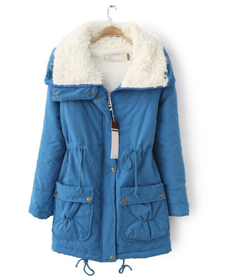 Autumn Winter Jacket Coat Women Parka Woman Clothes Solid Long Jacket Slim Plus Size Women's Winter Jackets And Coats-Dollar Bargains Online Shopping Australia