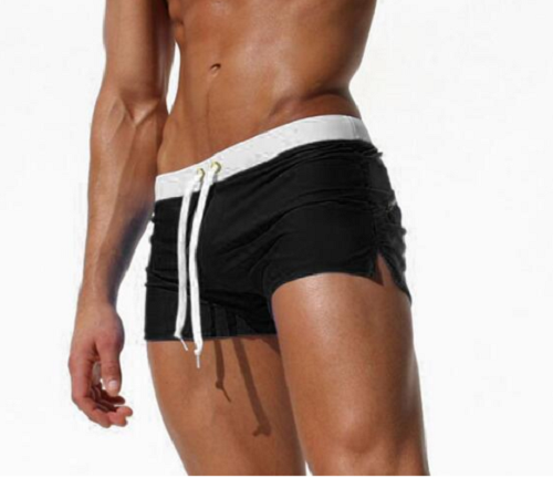 Sexy Briefs Men Swimwear Trunks Brand High Quality Swimsuits Swim Boxer Sportswear Solid Board Shorts Plus Size Swimming D025-Dollar Bargains Online Shopping Australia