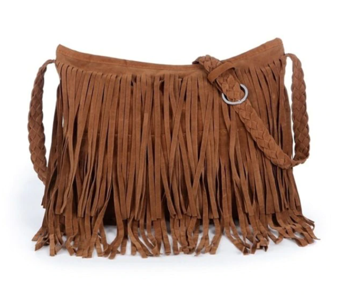 Women Suede Drawstring Bucket Bag Women vintage Handbag Faux Fringe Tassel Shoulder bags lady Messenger Bag WHC7521-Dollar Bargains Online Shopping Australia