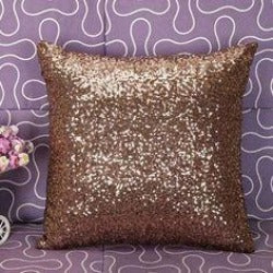 Qualified Solid Color Glitter Sequins Throw Cafe Home Decor Cushion