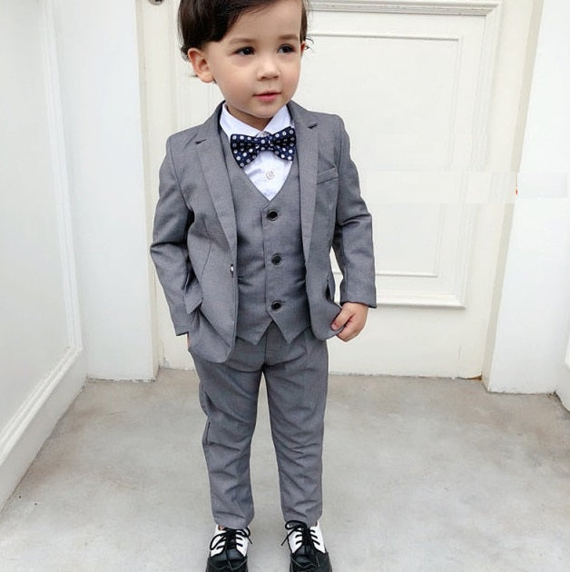 Ring Bearer Baby Boy Tuxedo Canada John-boy Suit,grey Suit,ring