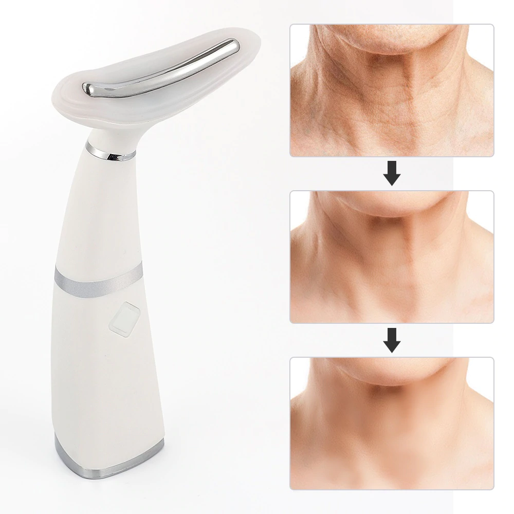 Remove Double Chin Device LED Photon Heating Therapy Anti-Wrinkle Neck Care Tool Vibration Skin Lifting Tighten Massager-Dollar Bargains Online Shopping Australia