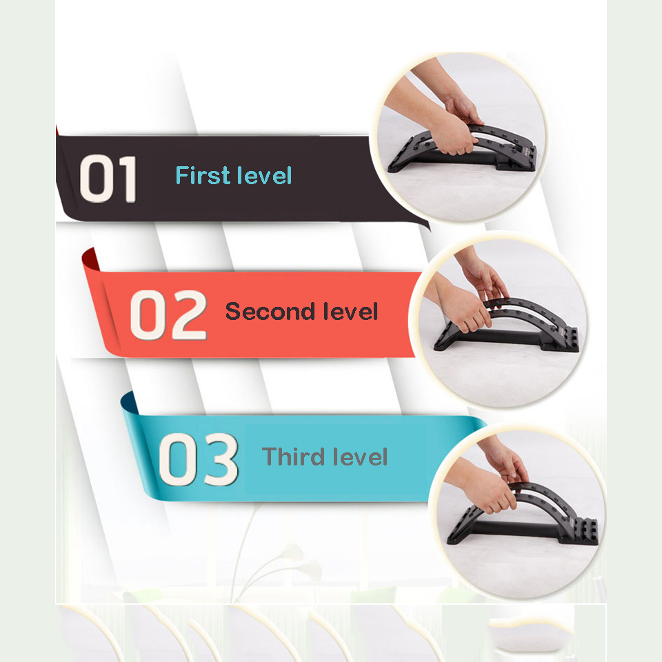 Back Stretcher Massager Relieve Spine Pain Chiropractic Health Care Relaxation Lumbar Relief Acupuncture Massage Dropshipping-Dollar Bargains Online Shopping Australia