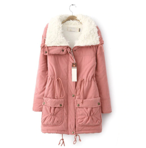 Autumn Winter Jacket Coat Women Parka Woman Clothes Solid Long Jacket Slim Plus Size Women's Winter Jackets And Coats-Dollar Bargains Online Shopping Australia