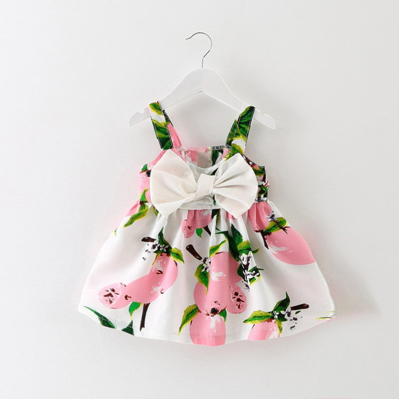 New 0-24M Baby Girl Dress Kids Clothing Summer Style Girls Casual Dresses Floral Print Infant Party Dress Designer Kids Clothes - CelebritystyleFashion.com.au online clothing shop australia