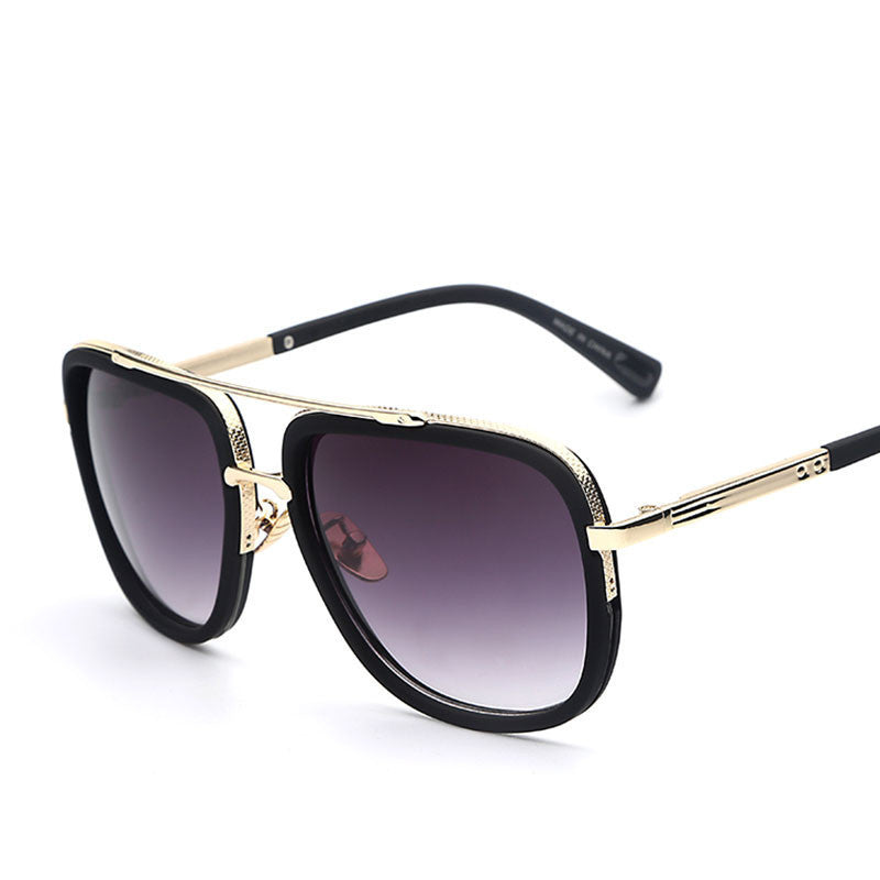 Fashion Sunglasses Men Brand Designer Gold Frame Sunglasses Men Square Shaped Retro Male Women Eyewear - CelebritystyleFashion.com.au online clothing shop australia