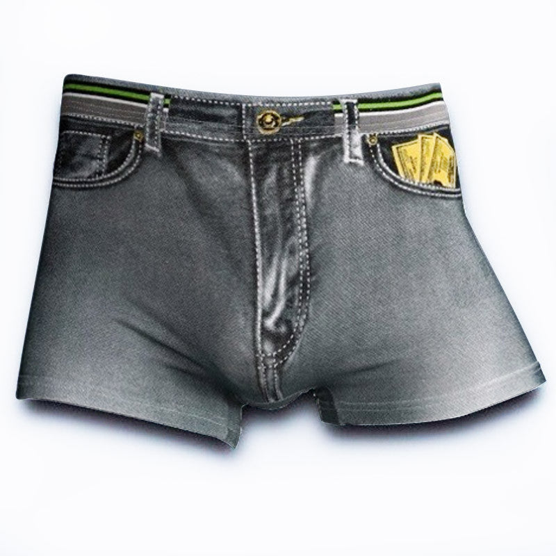 Sexy Underwear Men Classic Printed Cotton Spandex Underpants Mens underwear Boxers Shorts-Dollar Bargains Online Shopping Australia