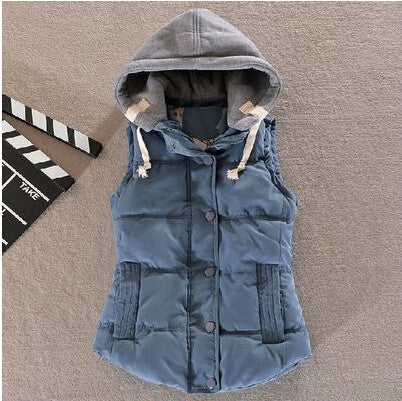 Plus Size 8 Colors Fashion Autumn Winter Coat Women Ladies Gilet Colete Feminino Casual Waistcoat Female Sleeveless Jacket AE269-Dollar Bargains Online Shopping Australia