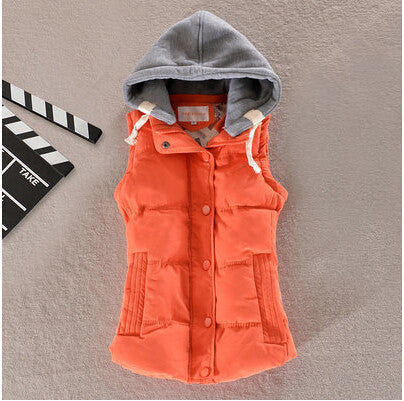 Plus Size 8 Colors Fashion Autumn Winter Coat Women Ladies Gilet Colete Feminino Casual Waistcoat Female Sleeveless Jacket AE269-Dollar Bargains Online Shopping Australia
