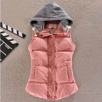 Plus Size 8 Colors Fashion Autumn Winter Coat Women Ladies Gilet Colete Feminino Casual Waistcoat Female Sleeveless Jacket AE269-Dollar Bargains Online Shopping Australia