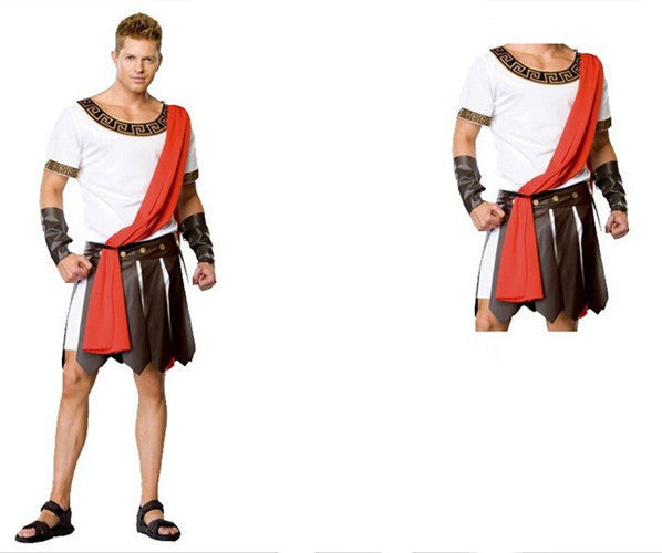 Ancient Roman Warrior Gladiator Costumes Masquerade Party Women Men Knight Julius Caesar Halloween Adult Cosplay Couple Costume - CelebritystyleFashion.com.au online clothing shop australia