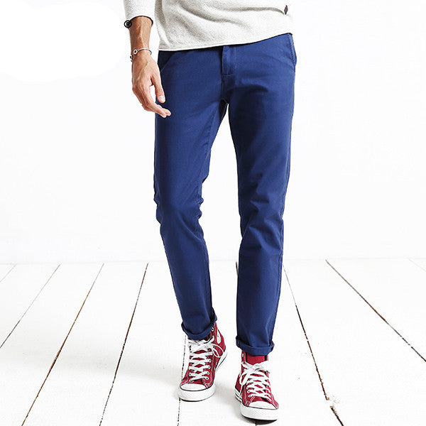 Simwood Brand Autumn Winter New Fashion Slim Straight Men Casual Pants Man Pocket Trousers Plus Size - CelebritystyleFashion.com.au online clothing shop australia