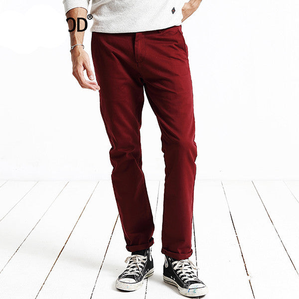 Simwood Brand Autumn Winter New Fashion Slim Straight Men Casual Pants Man Pocket Trousers Plus Size - CelebritystyleFashion.com.au online clothing shop australia