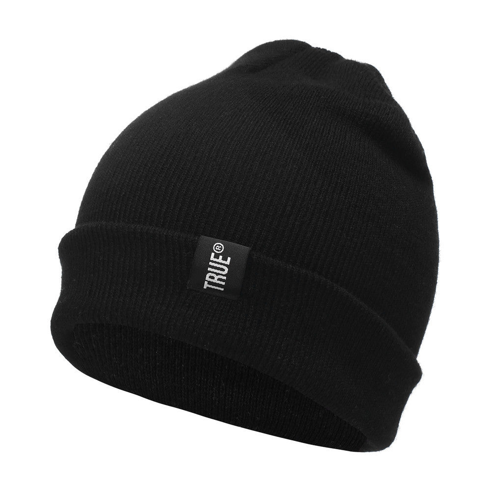 Letter True Casual Beanies for Men Women Fashion Knitted Winter Hat Solid Color Hip-hop Skullies Bonnet Unisex Cap Gorro - CelebritystyleFashion.com.au online clothing shop australia