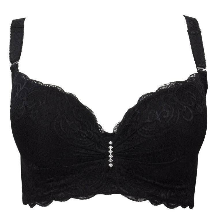 Large size bra cup thin section adjustable gather side underwear-Dollar Bargains Online Shopping Australia