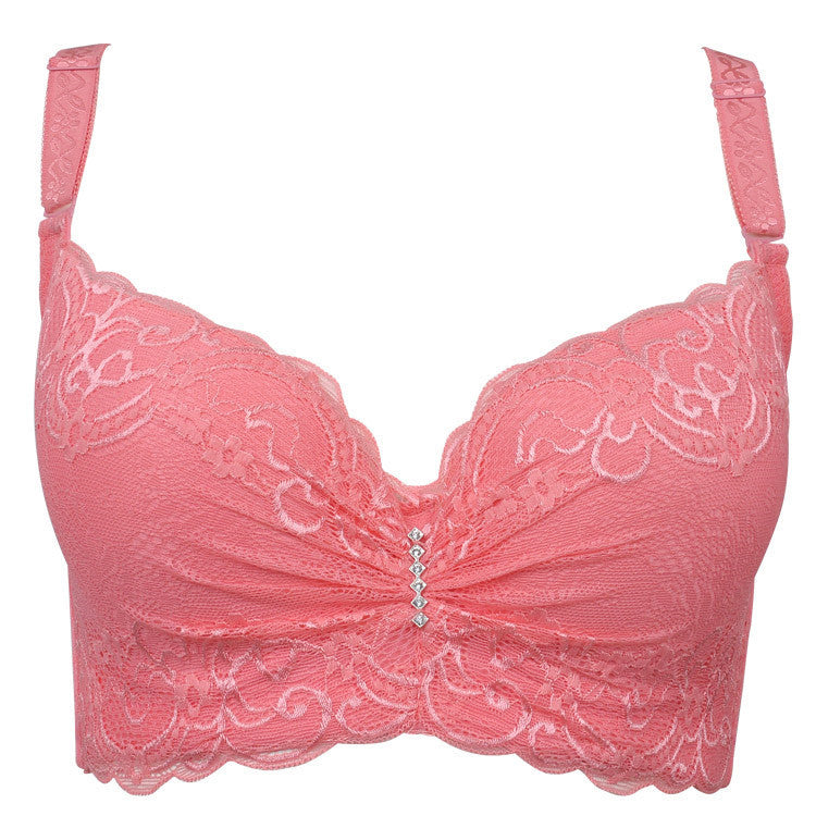 Large size bra cup thin section adjustable gather side underwear-Dollar Bargains Online Shopping Australia