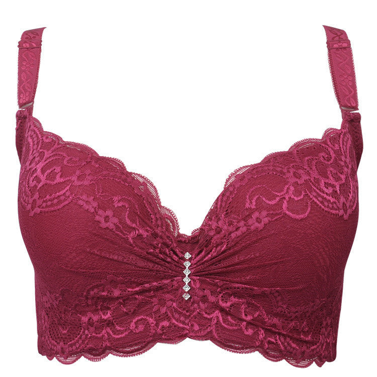 Large size bra cup thin section adjustable gather side underwear-Dollar Bargains Online Shopping Australia