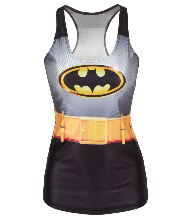 Women Summer Style T Shirt Punk Club Sleeveless Costume 3D T-Shirts Women Fashion Leisure Vest-Dollar Bargains Online Shopping Australia