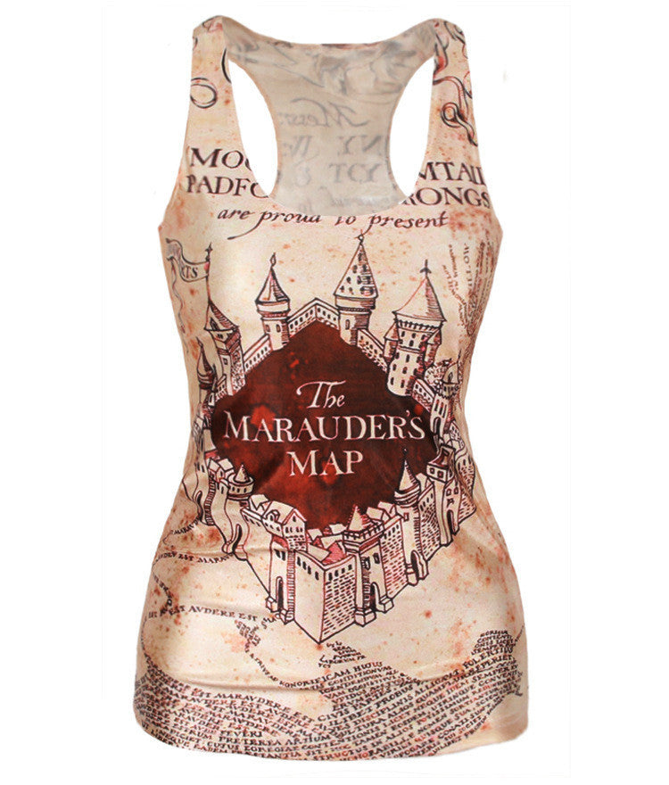 Women Summer Style T Shirt Punk Club Sleeveless Costume 3D T-Shirts Women Fashion Leisure Vest-Dollar Bargains Online Shopping Australia