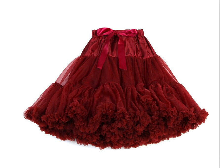 fashion Fluffy Women Pettiskirt Tutu Teenage Girl Adult Women Tutu dance wear party fluffy skirt 15 colors-Dollar Bargains Online Shopping Australia